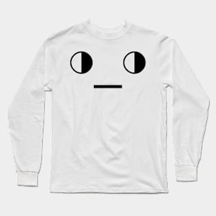 uhm... fellow without face lines Long Sleeve T-Shirt